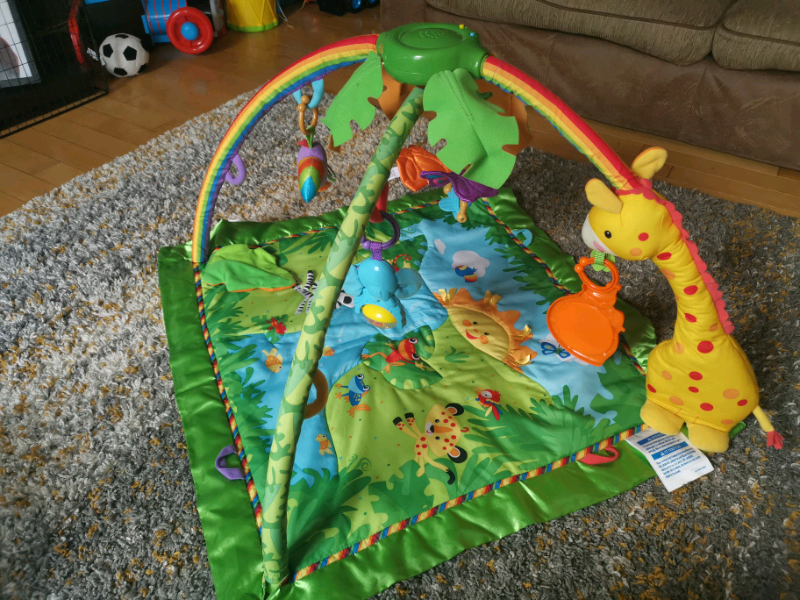 fisher price music and lights deluxe gym